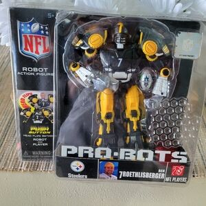 NFL Pro-Bots Steelers Ben Roethlisberger and keychain